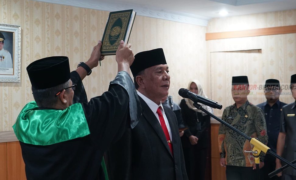 Pelantikan Kepala BPKD Provinsi Bengkulu