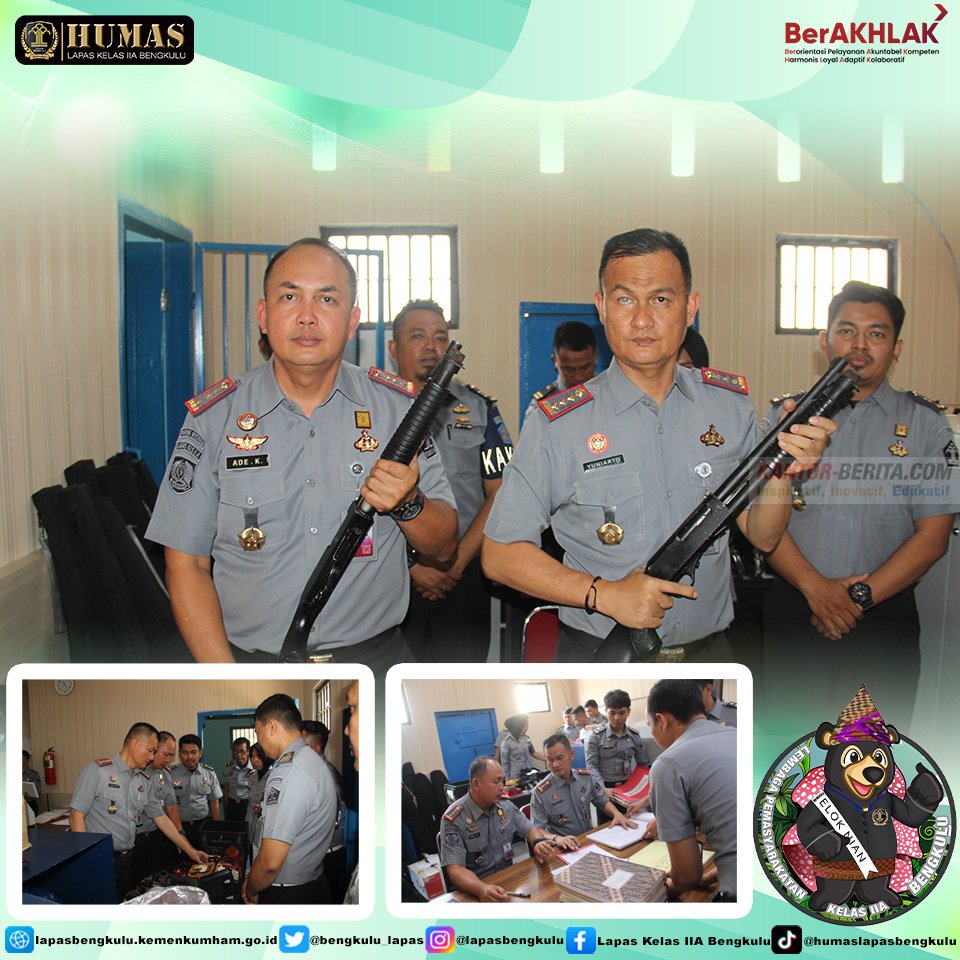 Pisah Sambut Kepala Lapas Bengkulu