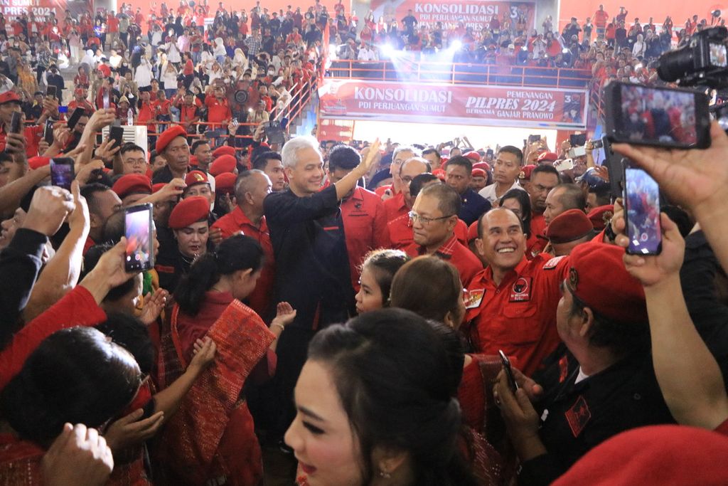 Ganjar Pranowo di Sumatera Utara