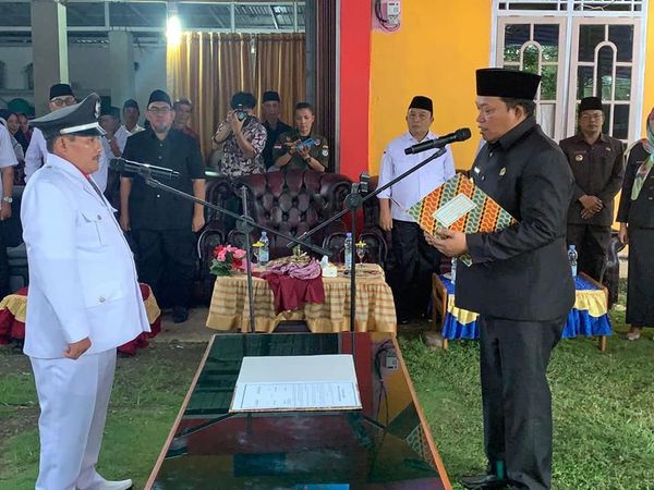 Pelantikan Kepala Desa Taba Lubuk Puding