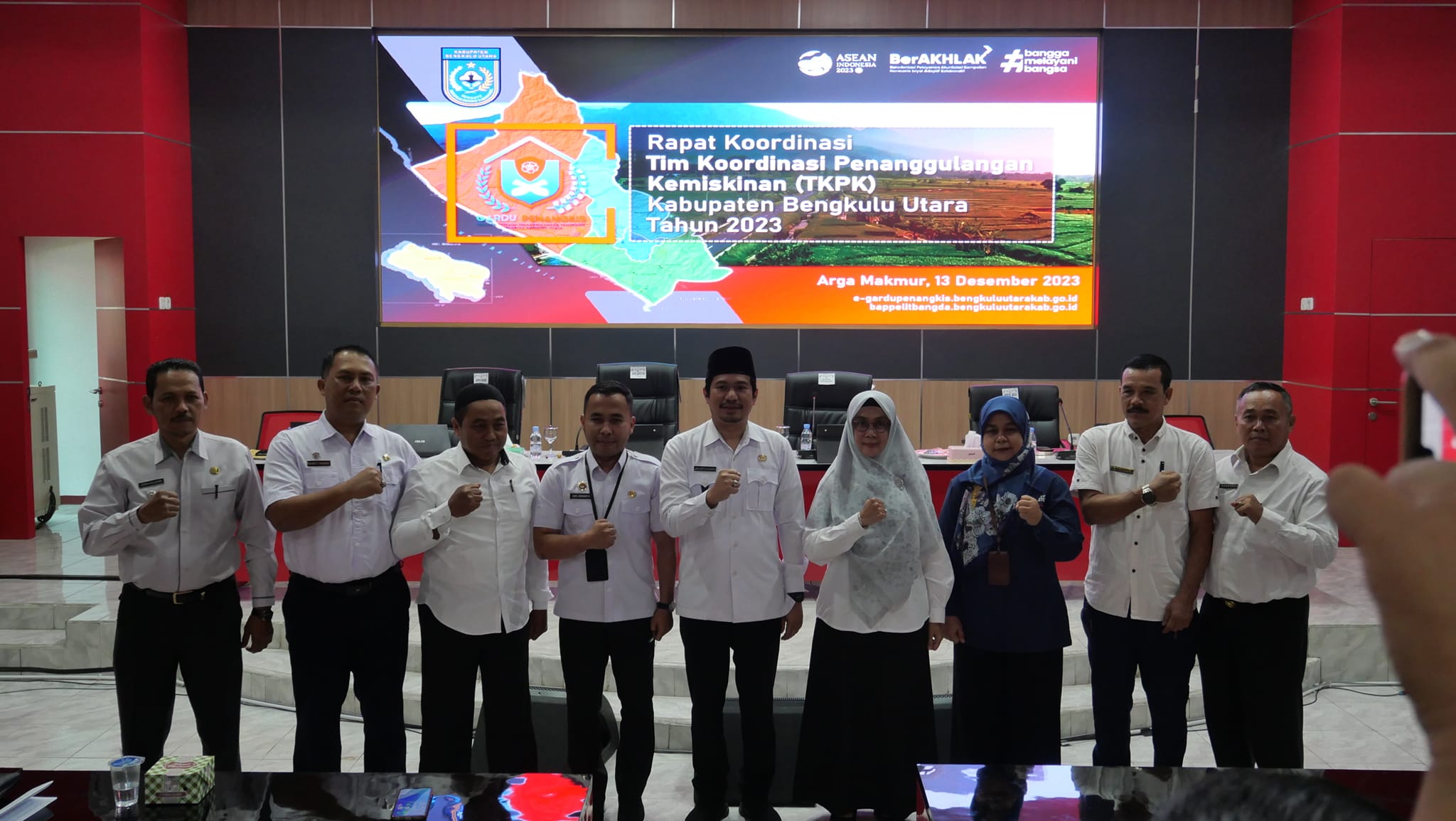 Rakor TKPK Kabupaten Bengkulu Utara Tahun 2023