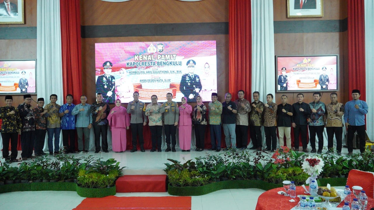 Pisah Sambut Kapolresta Bengkulu