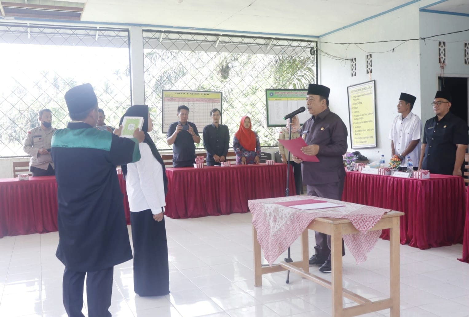 Pelantikan PAW BPD Desa