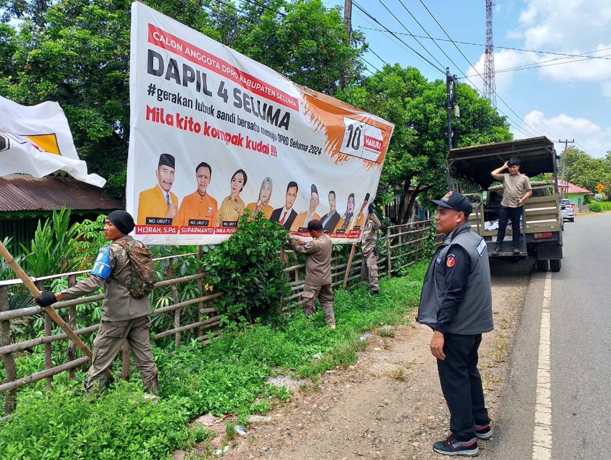 Penertiban Alat Peraga Kampanye
