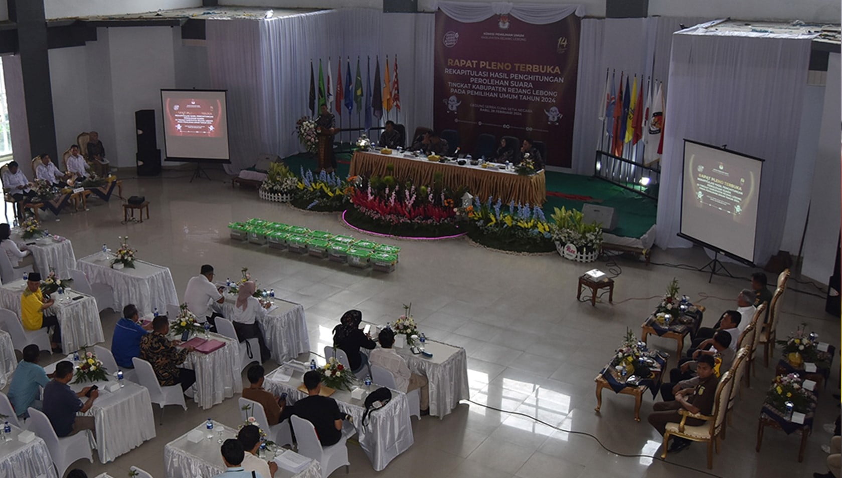 Rapat Pleno Terbuka KPU Rejang Lebong