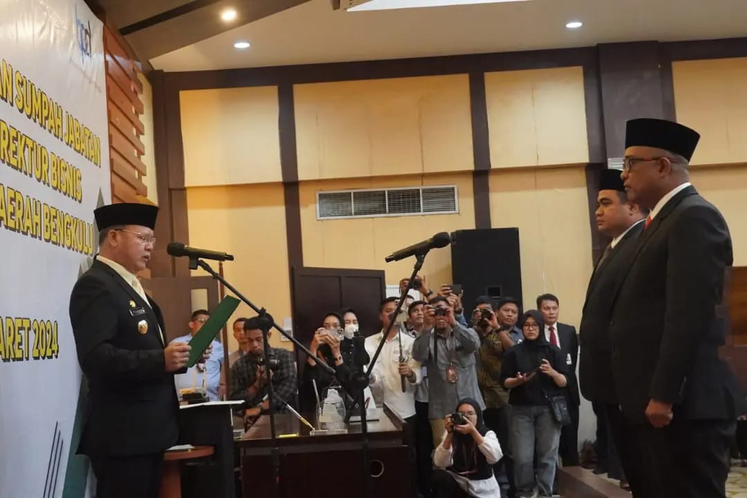 Pelantikan Direksi Bank Bengkulu 2024