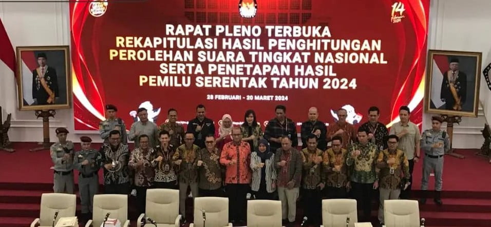 Rapat Pleno Terbuka KPU 2024