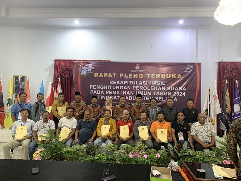 KPU Seluma Rapat Pleno