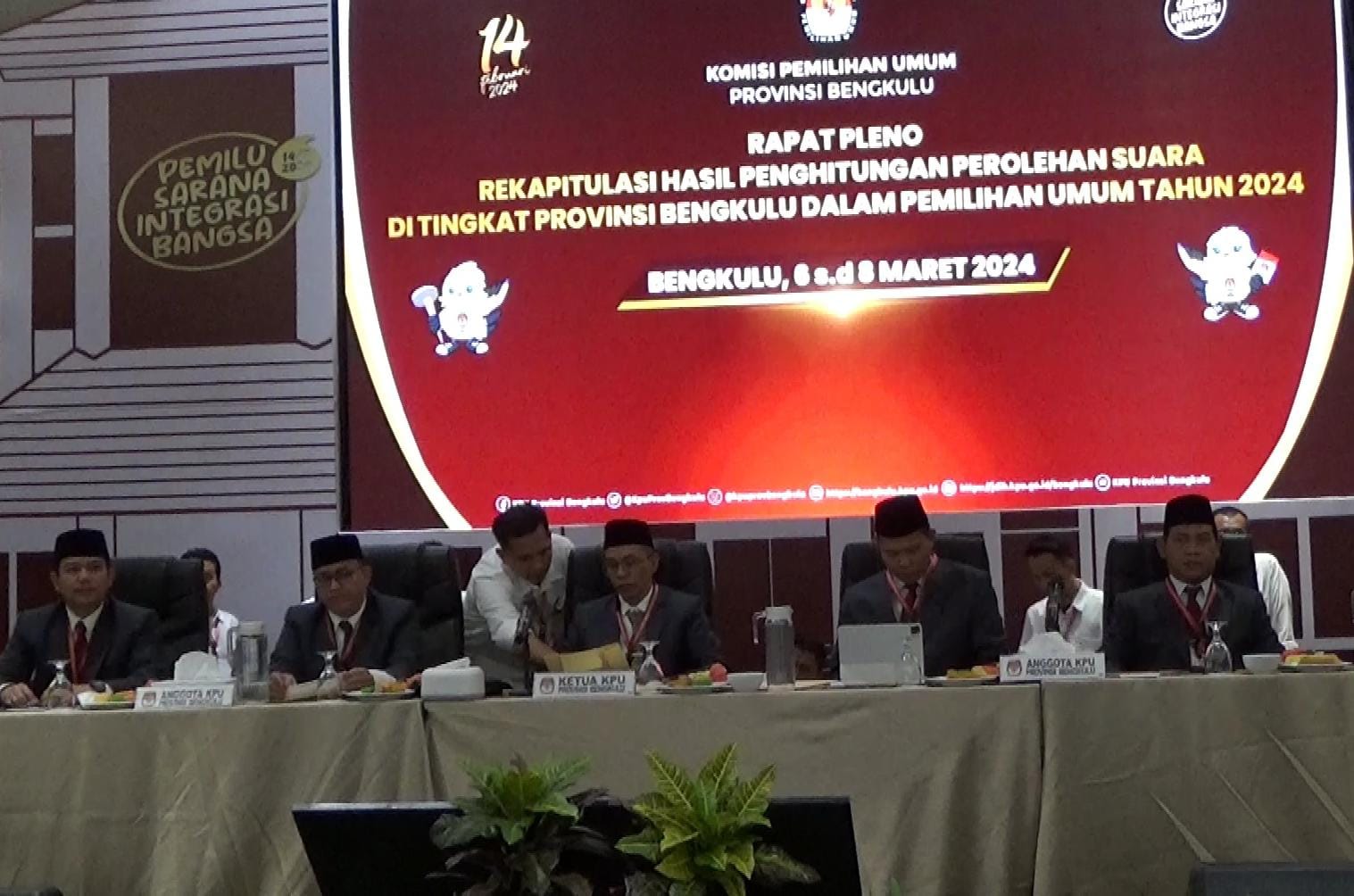 Hasil Pleno KPU Provinsi Bengkulu