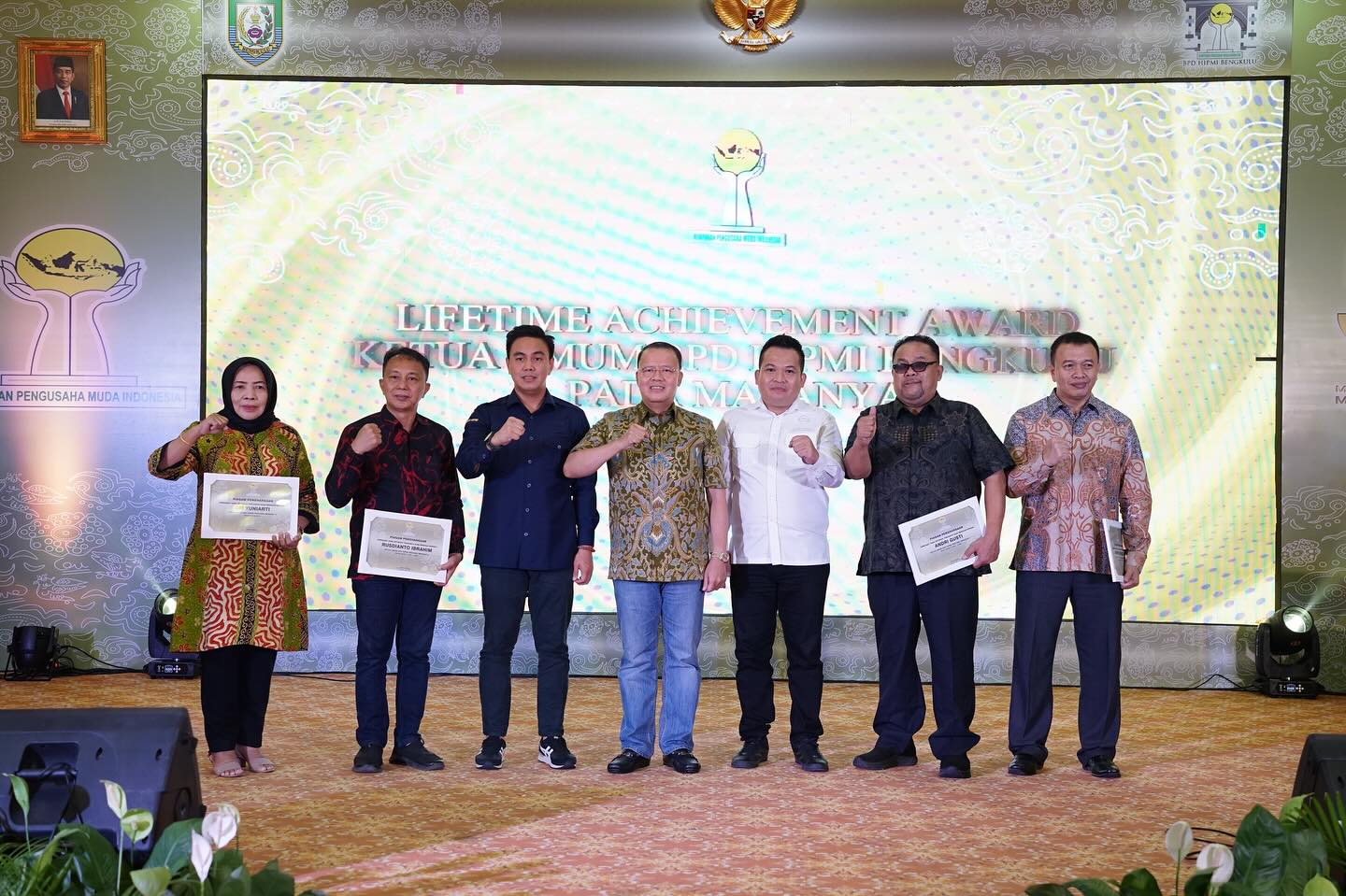 Malam puncak HIPMI Bengkulu