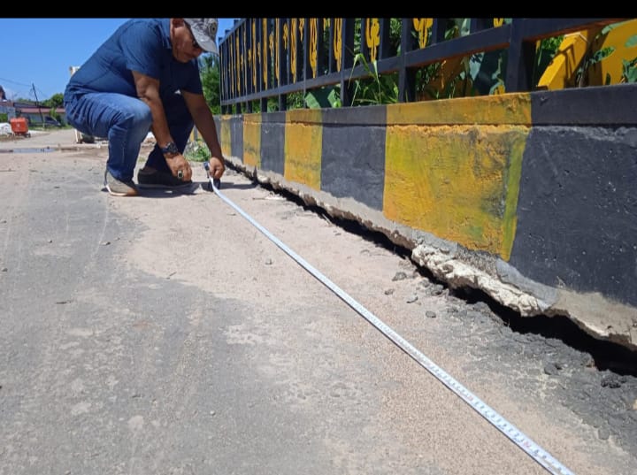 Proyek jembatan Pulau Pedalaman Mempawah