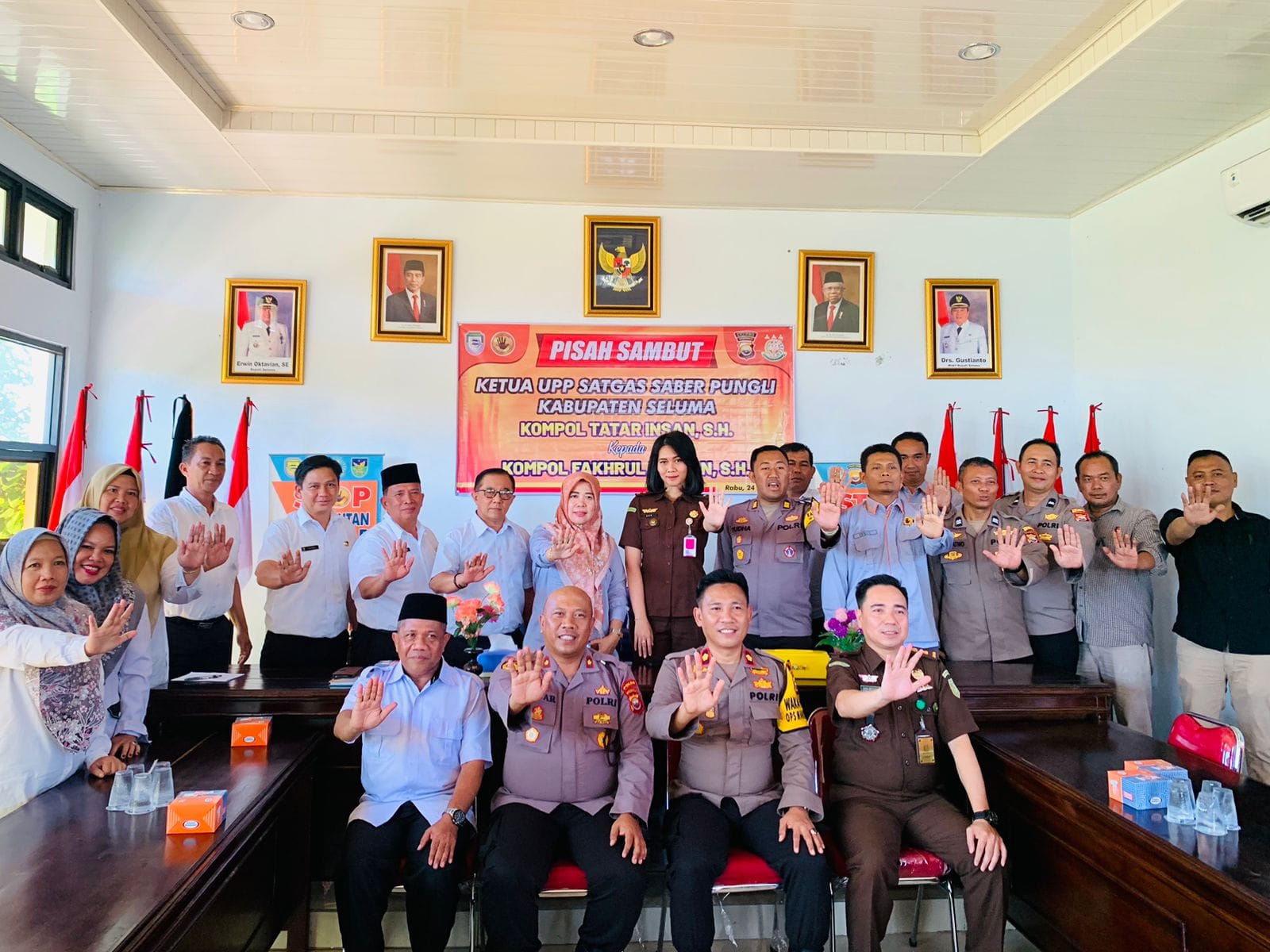 Pisah sambut Ketua UPP Satgas Saber Pungli