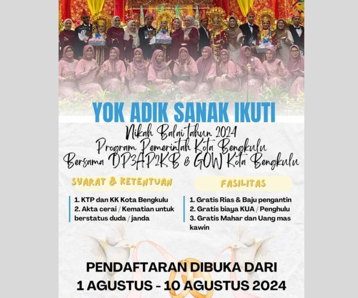 Program Nikah Balai Gratis