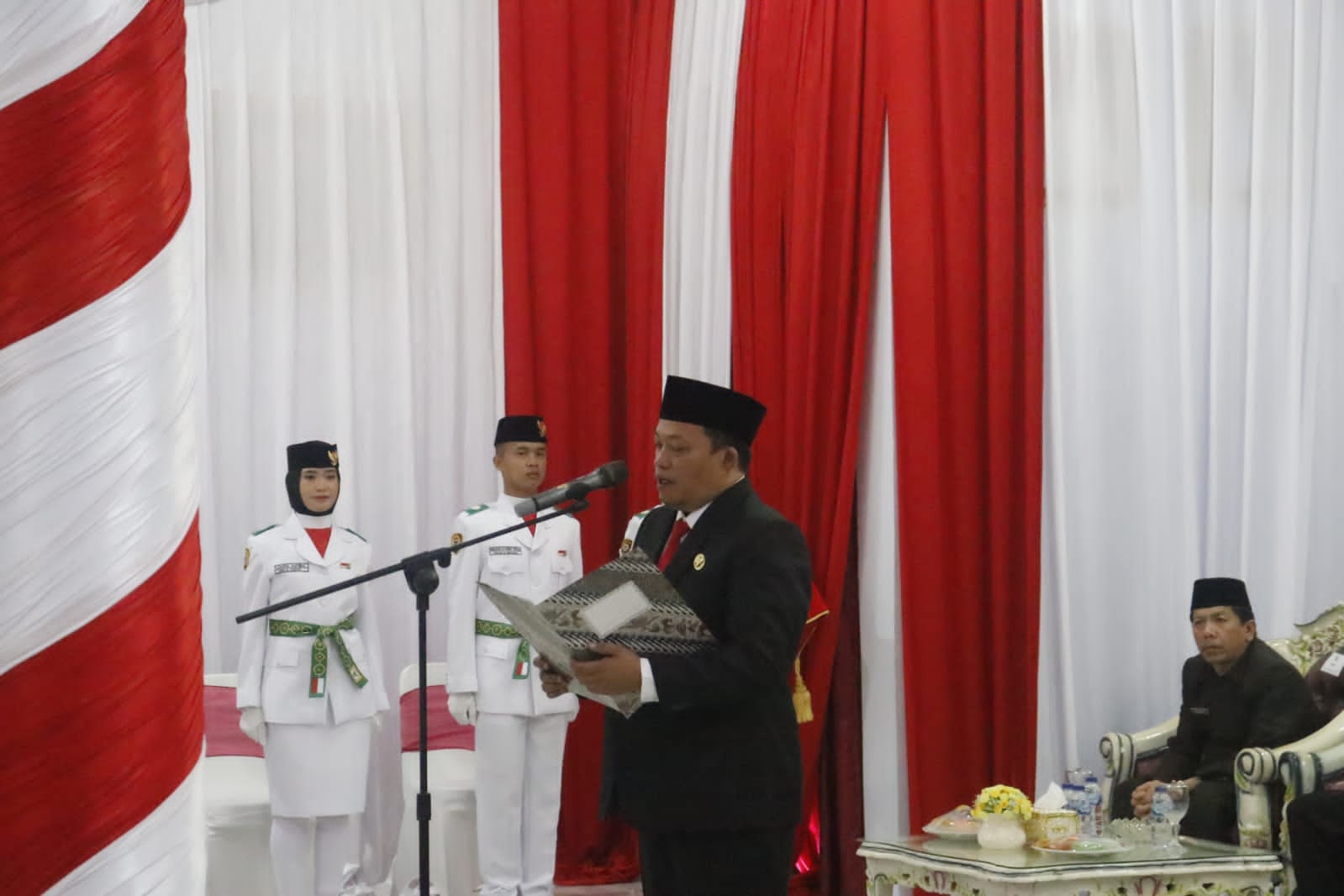 Pengukuhan Paskibraka Kabupaten Seluma 2024