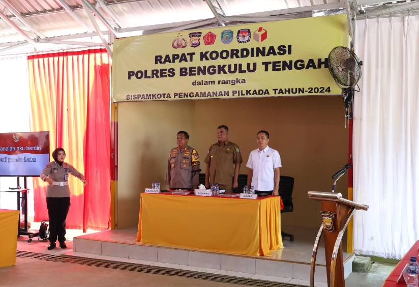 Rapat Koordinasi Pengamanan Pilkada Bengkulu Tengah