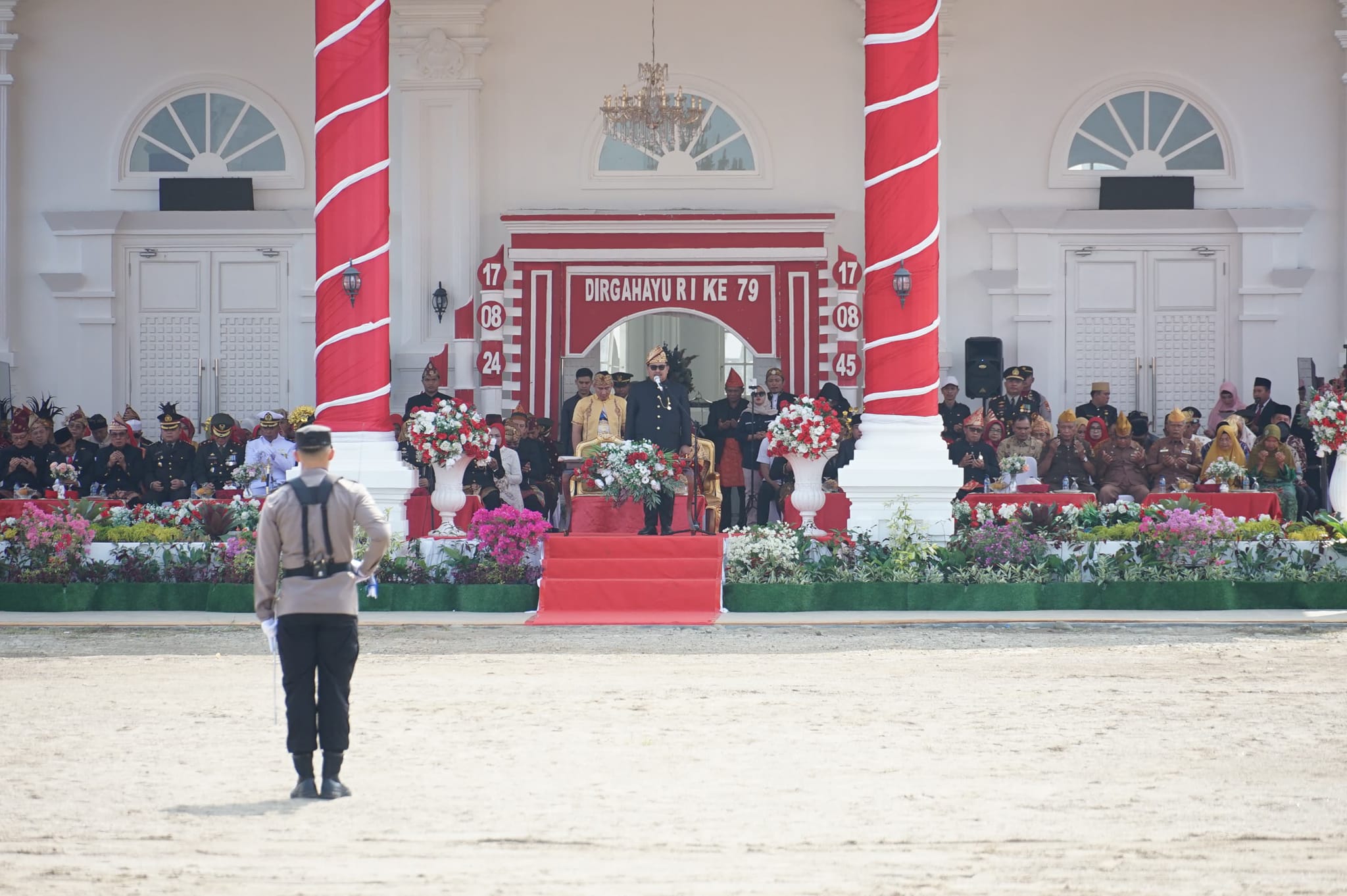 Upacara HUT RI ke-79 Kota Bengkulu