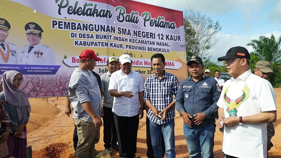 Pembangunan SMAN 12 Kaur