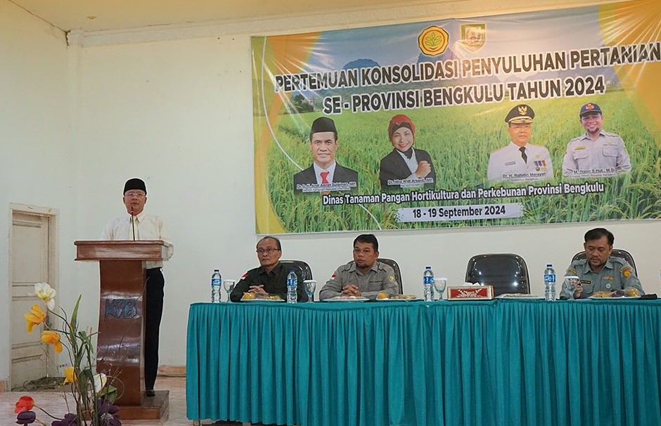 Konsolidasi penyuluh pertanian Bengkulu