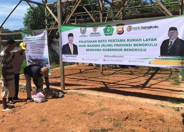 perbaikan rumah layak huni Baznas Bengkulu