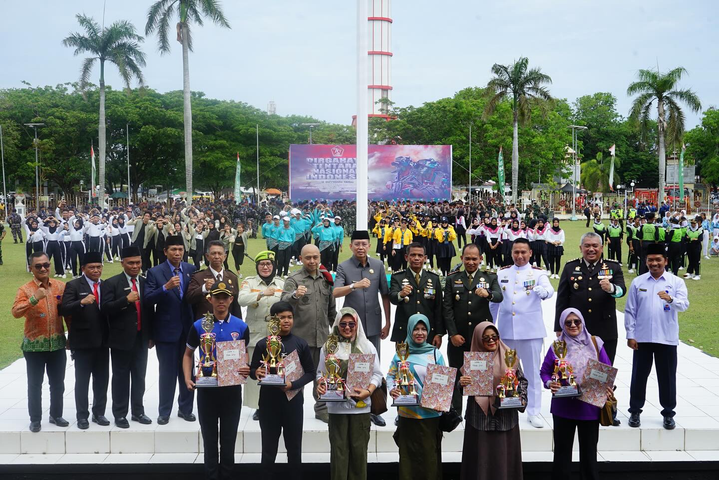 Peringatan HUT ke-79 TNI Bengkulu