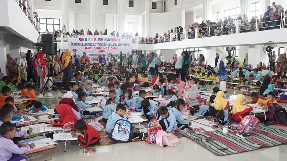 Gebyar Mewarnai PAUD Bengkulu Tengah