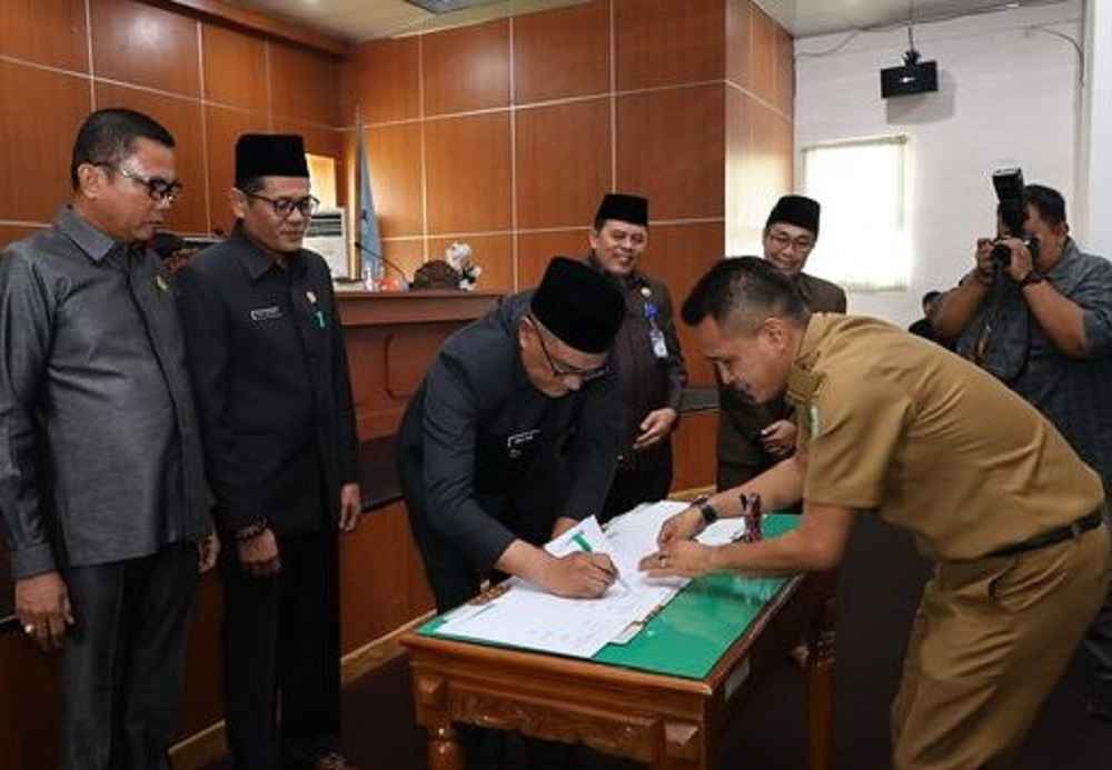 Penandatanganan KUAPPAS Bengkulu Tengah 2025