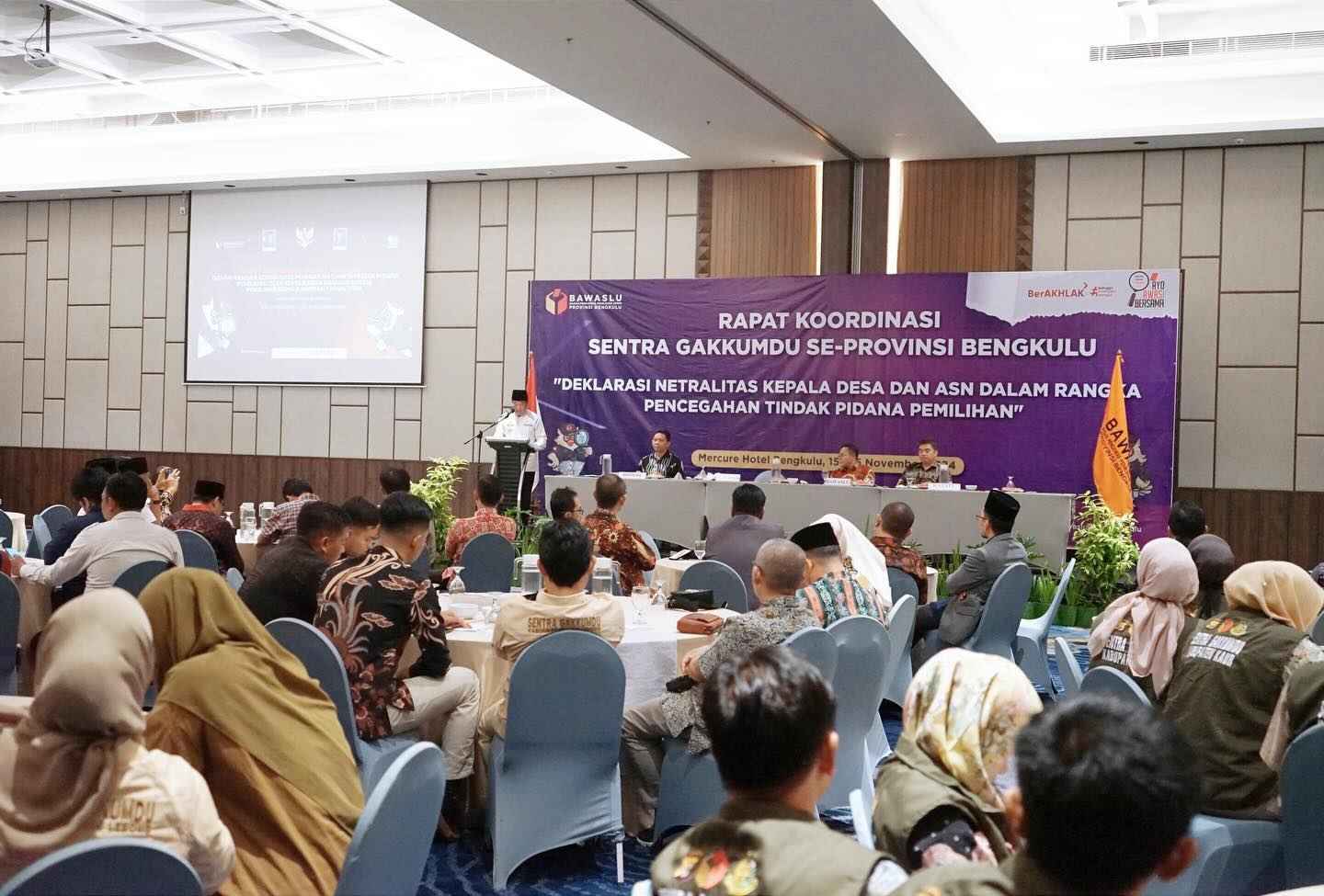 Rakornas Gakkumdu Bengkulu 2024