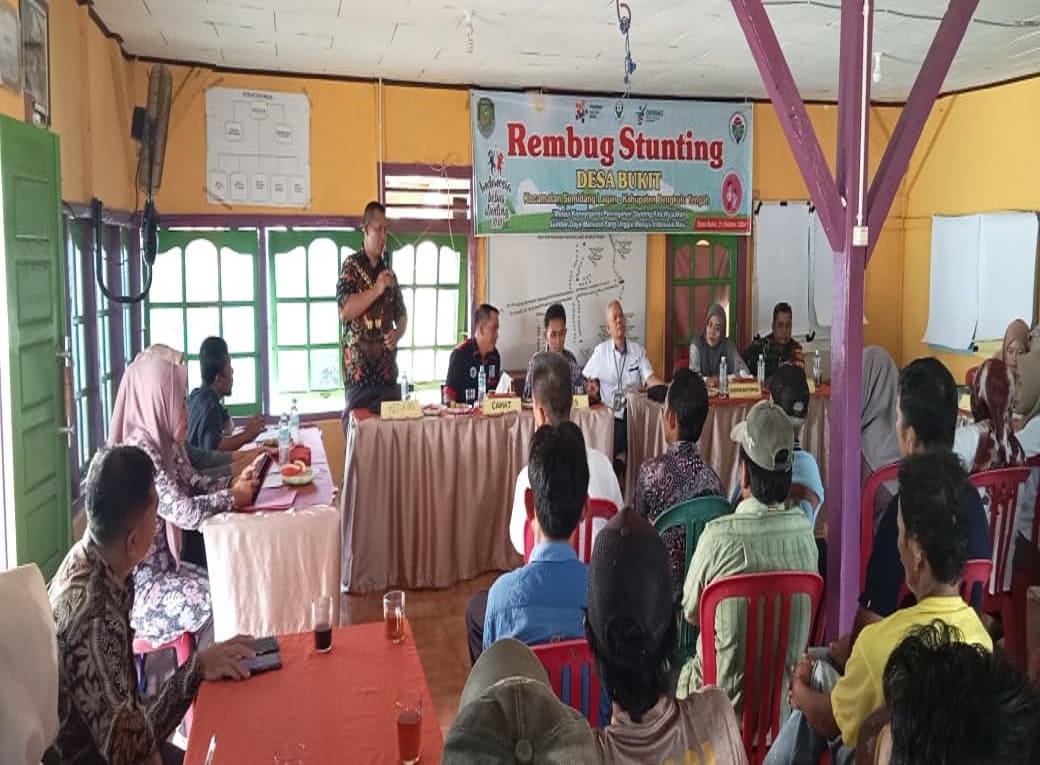 Rembuk stunting Desa Bukit