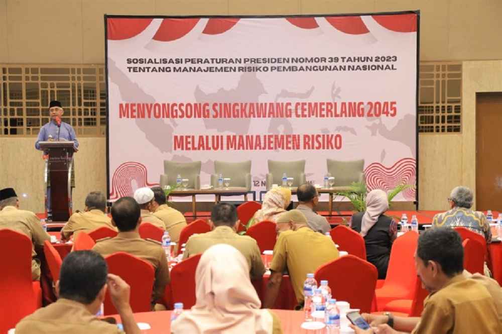 Sosialisasi Manajemen risiko pembangunan Kota Singkawang