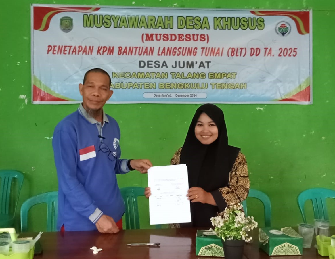 Musdesus Desa Jumat BLT-DD 2025