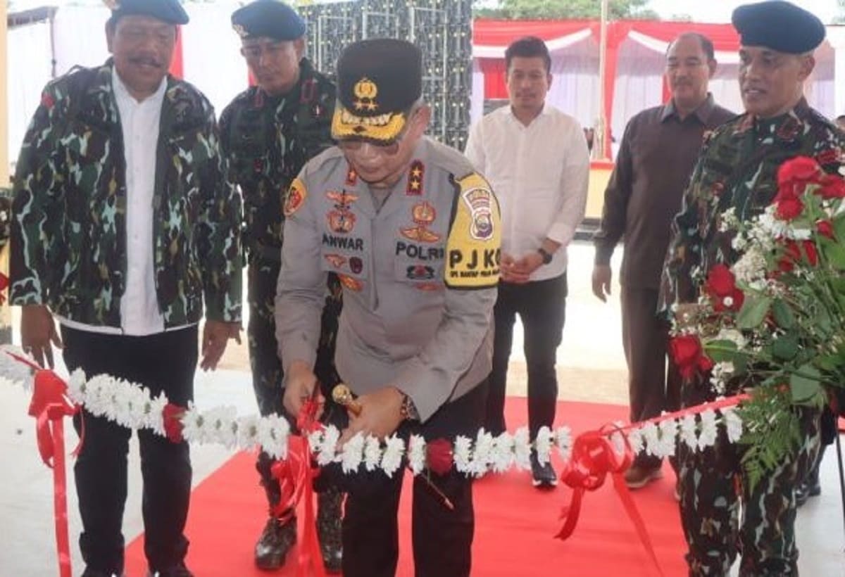 Kapolda Bengkulu resmikan barak Brimob