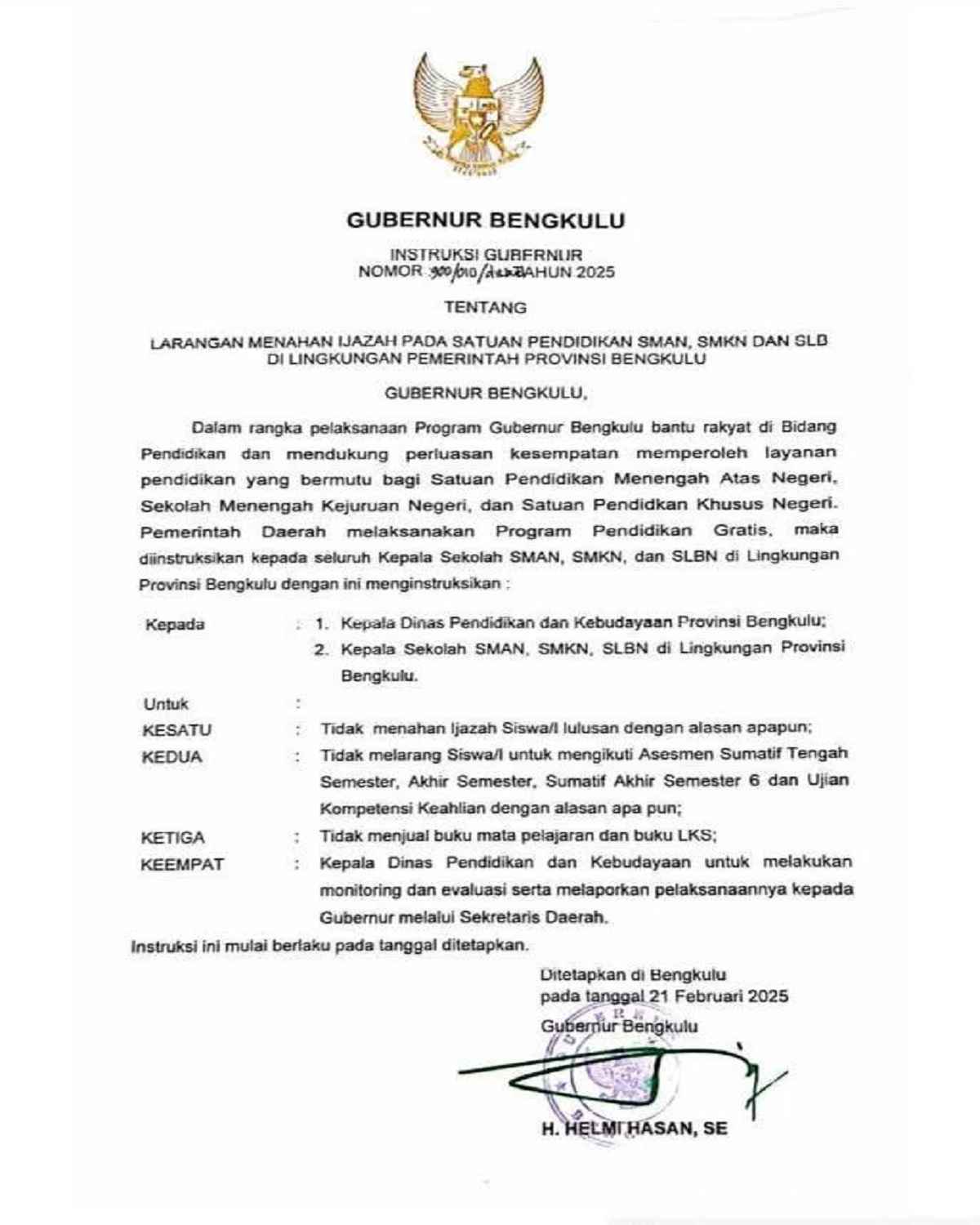 Menahan Ijazah