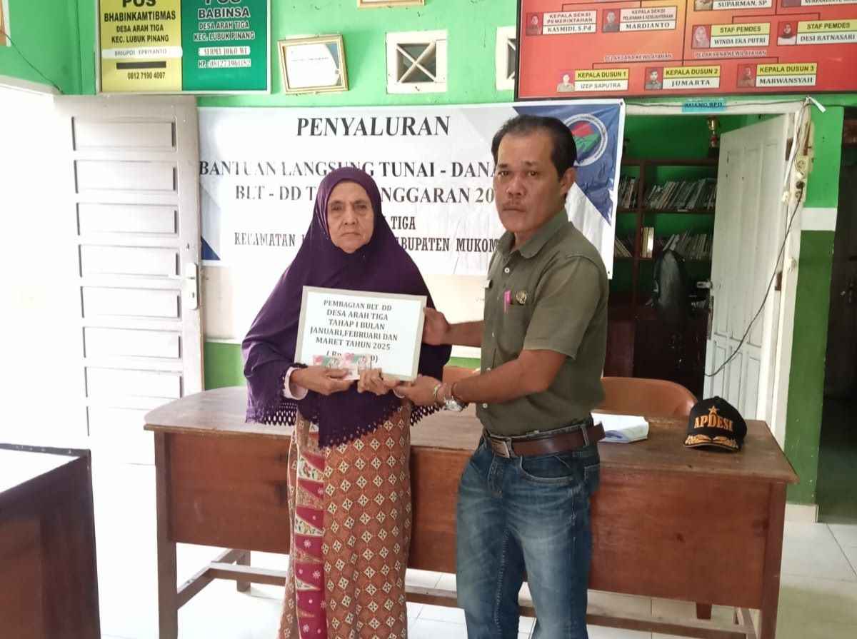 BLT-DD Desa Arah Tiga