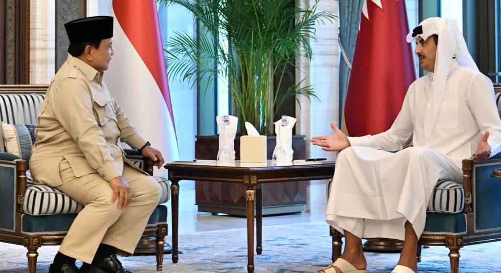 Presiden Prabowo Subianto Emir Qatar