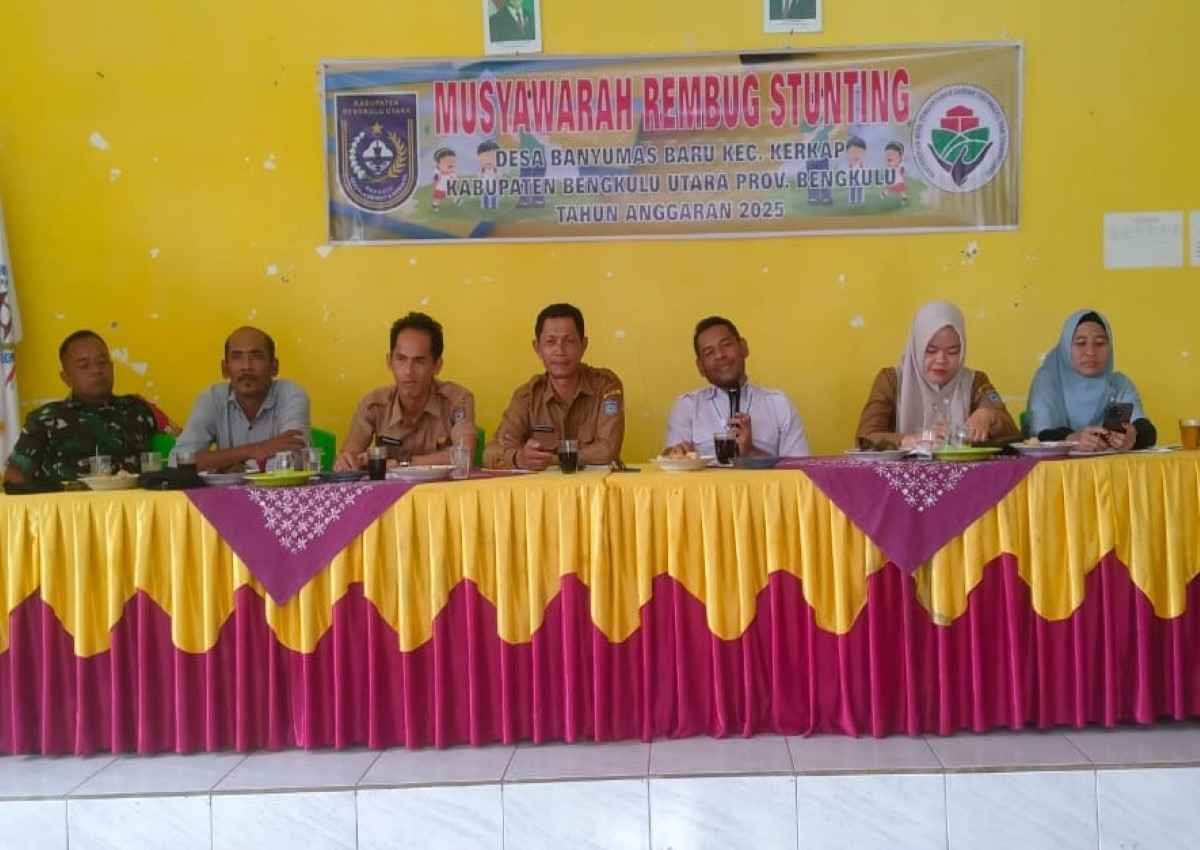 Rembuk Stunting Desa Banyumas Baru