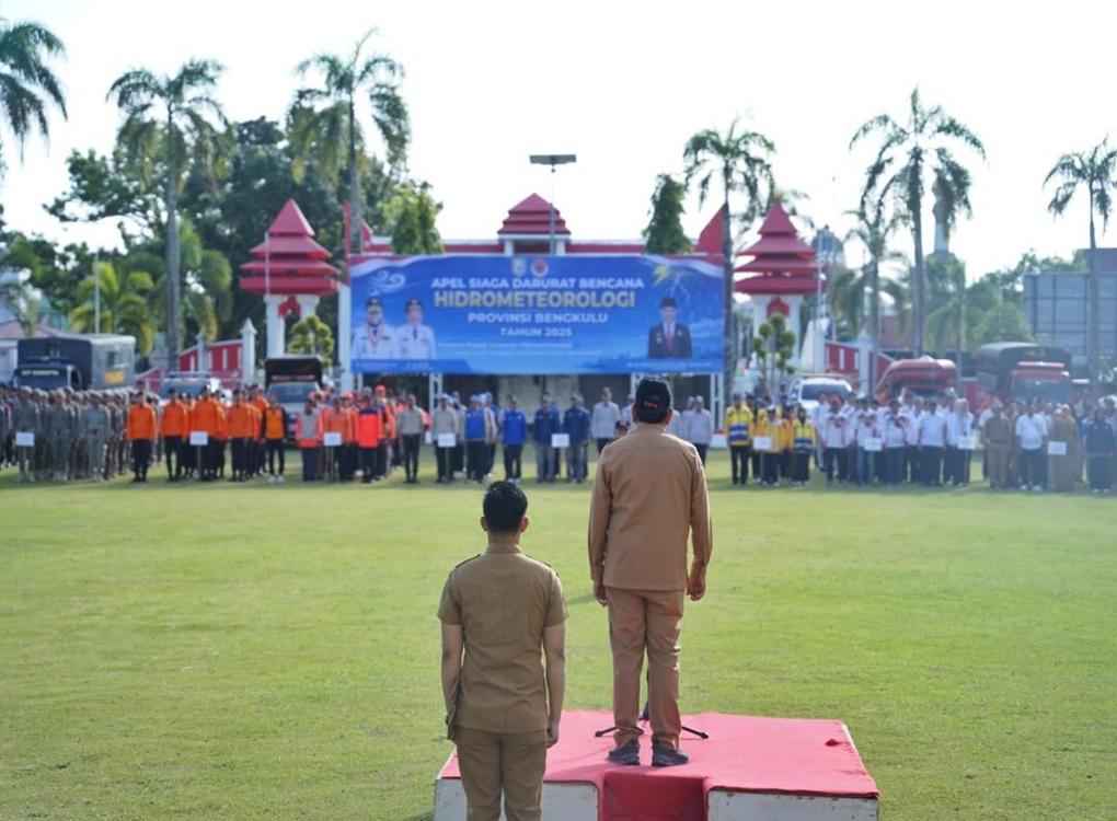 apel siaga bencana pemprov bengkulu 2025