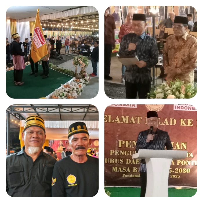 Laskar Alfakar Indonesia mengukuhkan pengurus pusat dan daerah masa bakti 2025–2030 bertepatan Milad ke-12 di Pontianak