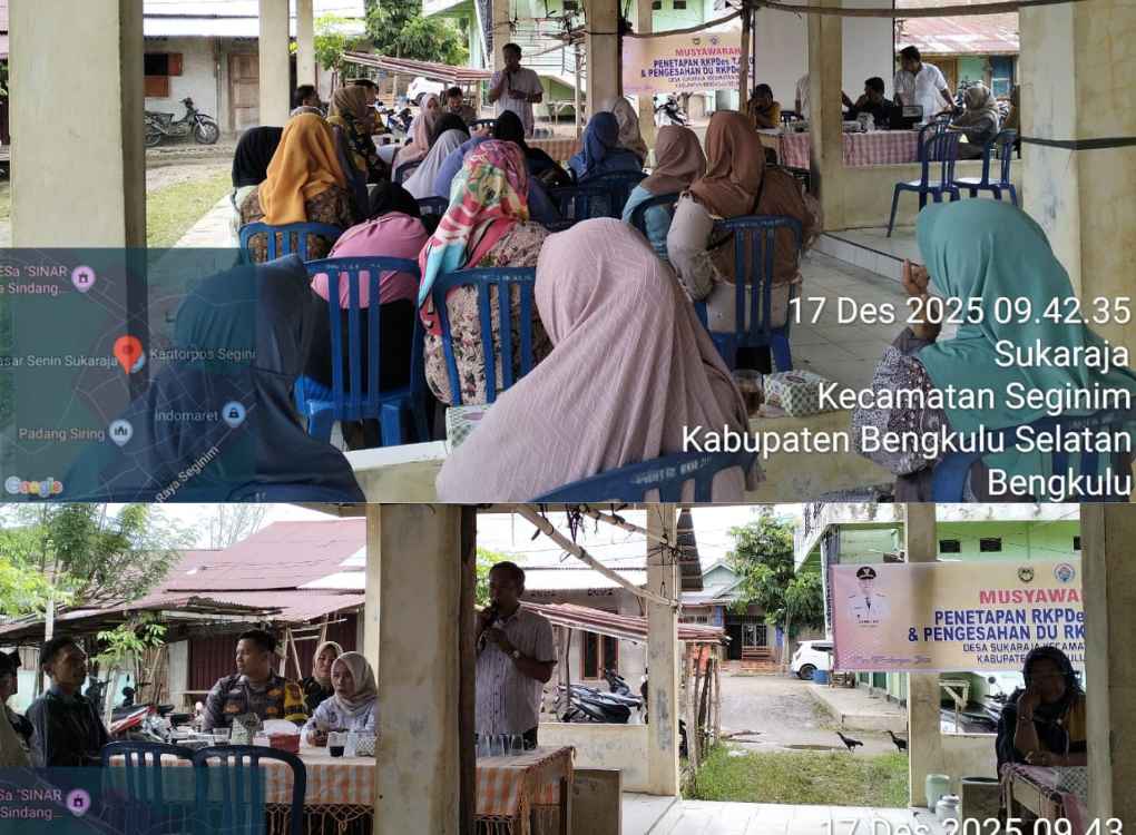 musyawarah rkpdes desa sukaraja tahun 2026