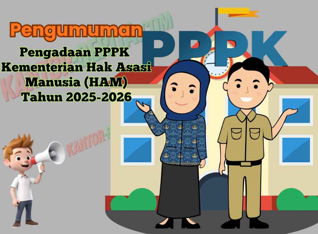 Lowongan PPPK Kementerian HAM Pendaftaran dibuka 7–23 Januari 2026, cek syarat dan jabatan yang tersedia