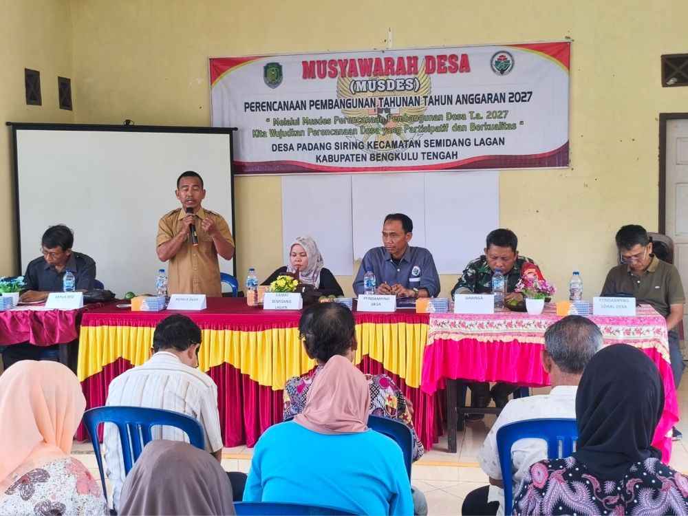 Musdes RKPDes 2027 Desa Padang Siring