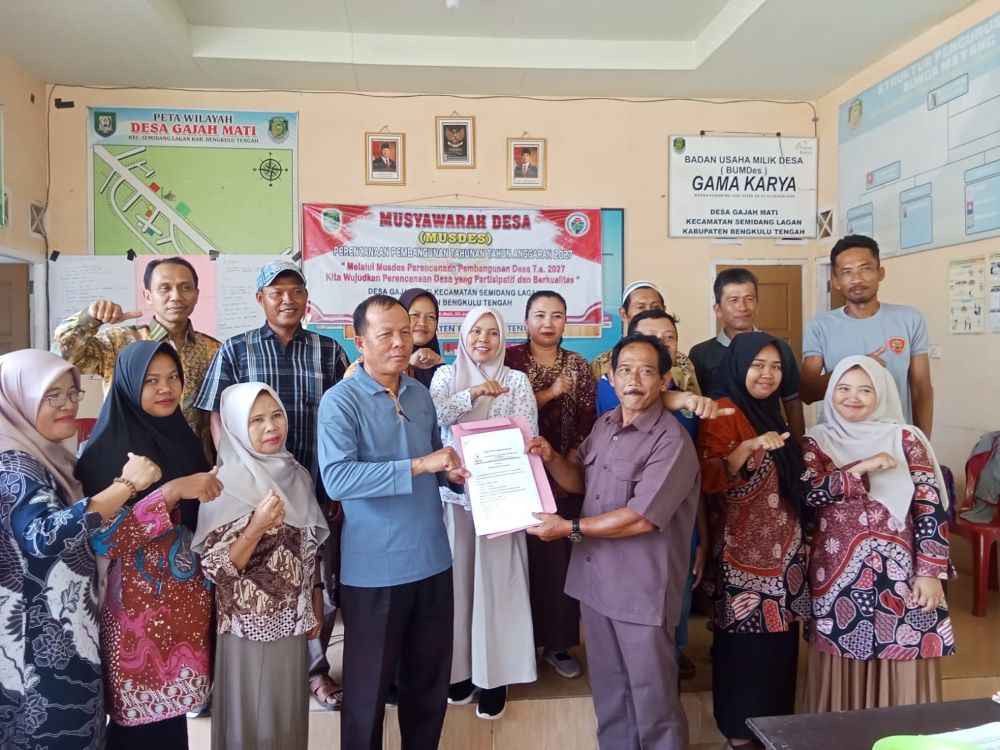 Musdes RKPDes 2027 Desa Gajah Mati